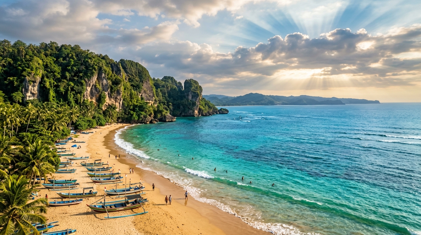 Pantai Pangandaran — Pesona Wisata Pangandaran Puja Tour