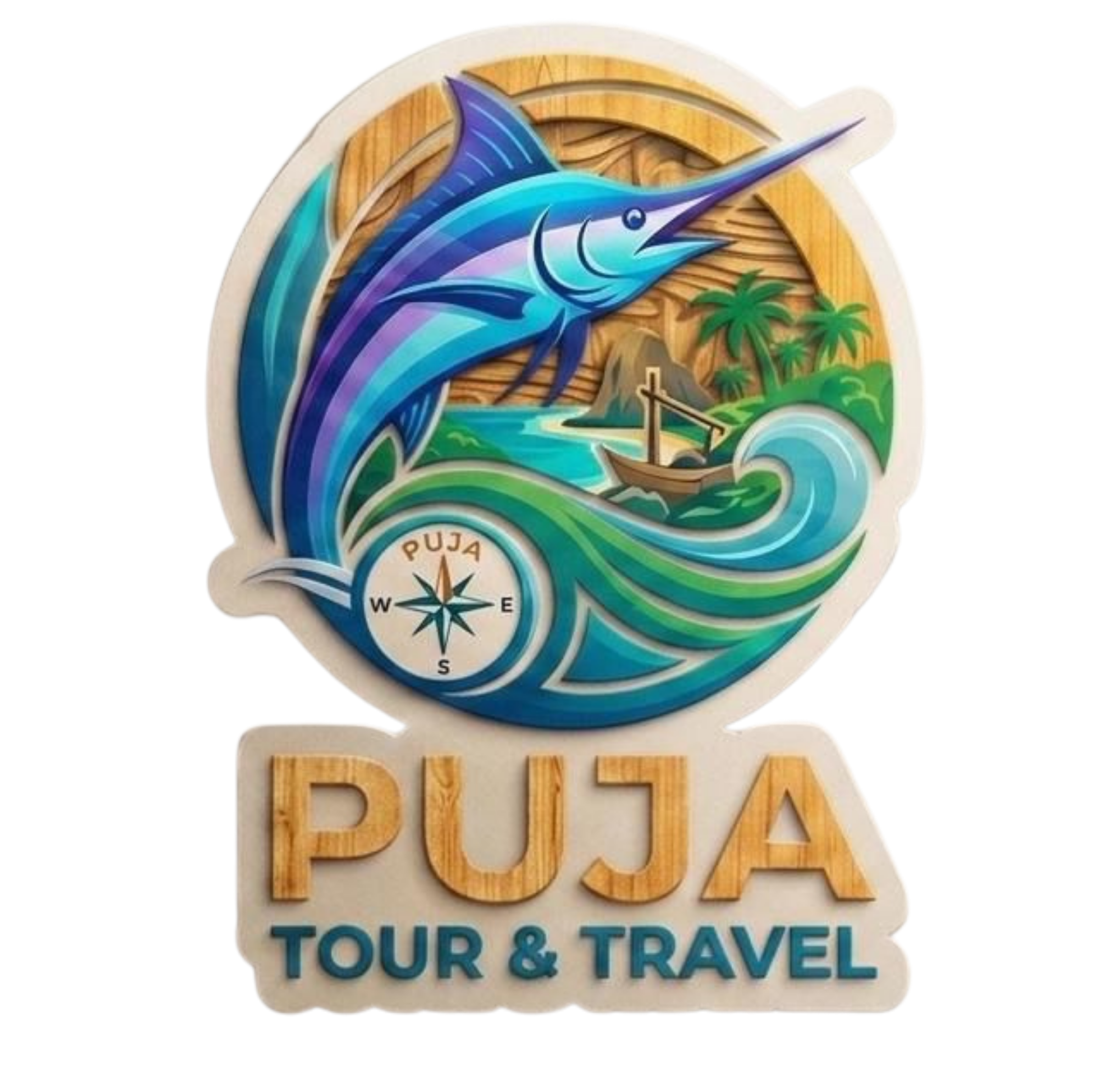Logo Resmi Puja Tour & Travel Pangandaran